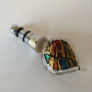 Multicolor Glass Wine Stopper Decorative Barware Accessory